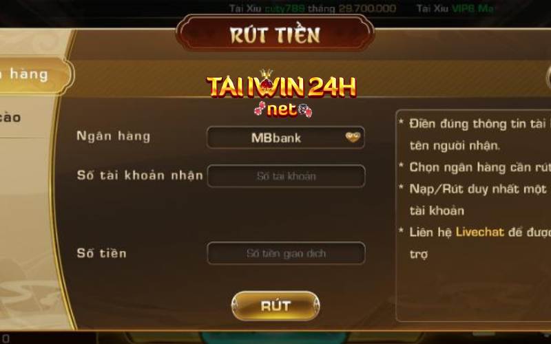 Anh em không thể thực hiện giao dịch rút tiền ngay sau khi nhận được khuyến mãi